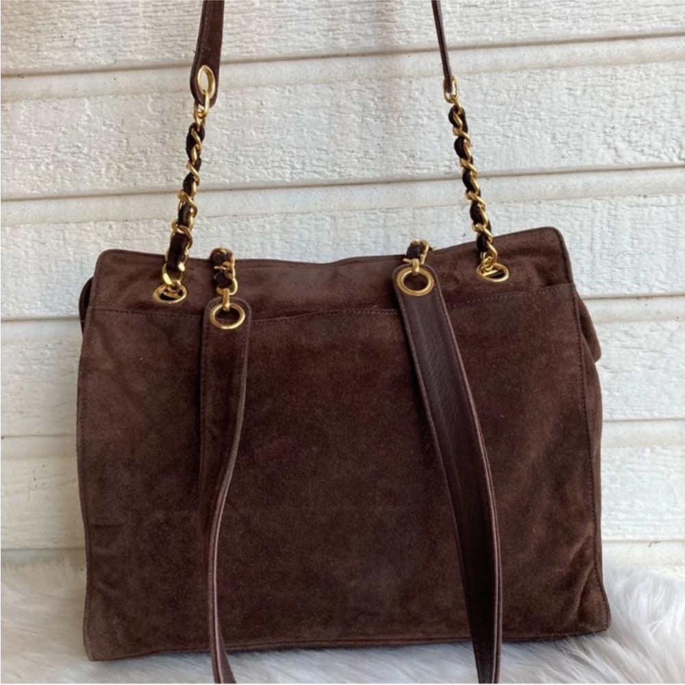 Chanel Timeless Chain Suede Shoulder Bag - Picture 14 of 14